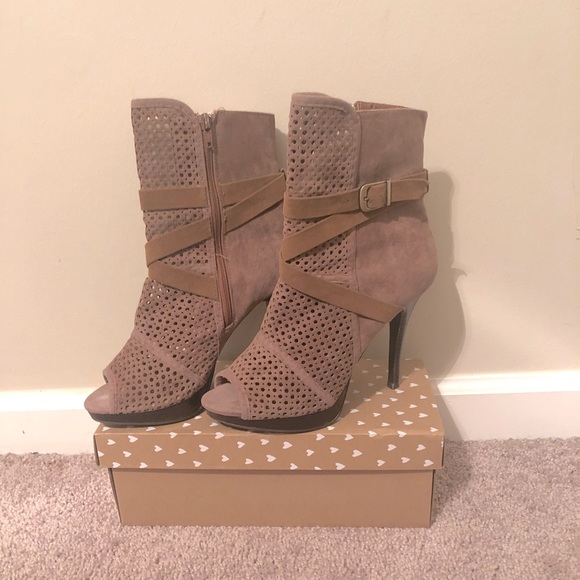 Next Peep Toe shoes - Brown main image 1